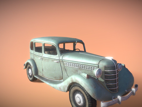 豪华汽车su模型