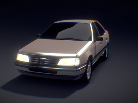 年标致405 GLX改款版su模型