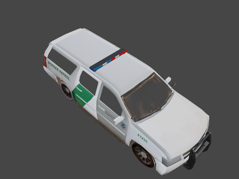 雪佛兰边境巡逻 SUVsu模型