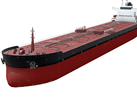 巴拿马型 油轮 245米 低多边形su模型