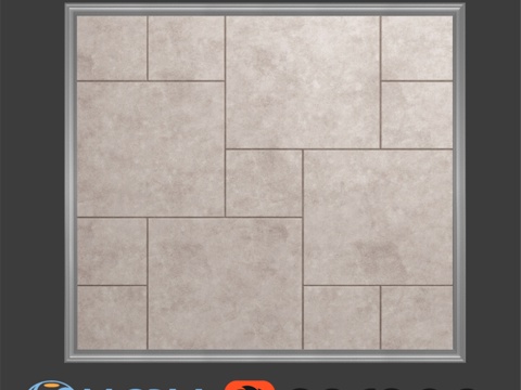 阿尔坎塔拉墙板3d模型