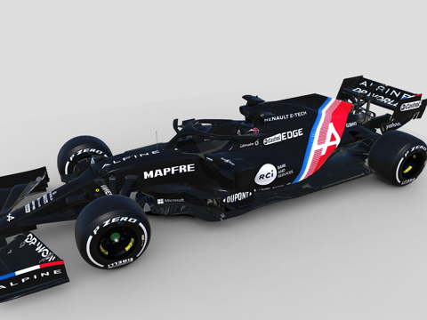 F1 2021 Alpine A521 预览su模型