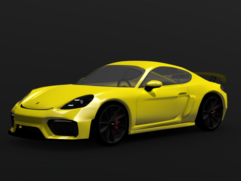 保时捷 718 Cayman GT4su模型