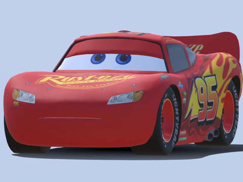 闪电麦昆su模型