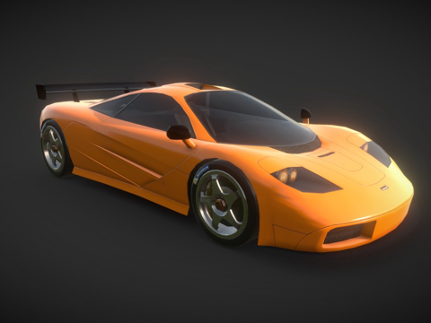 迈凯伦F1LM低多边形su模型