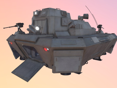 火星国会共和国空降舰浩瀚无垠su模型