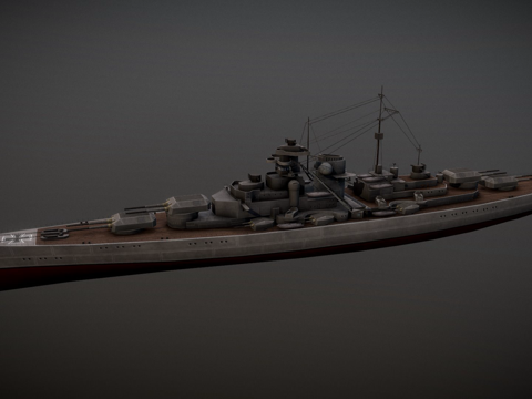 俾斯麦号su模型