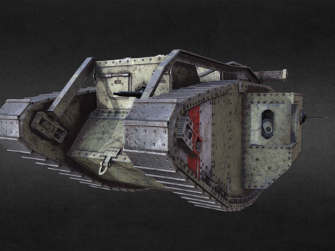 马克五型 英国坦克 一战su模型