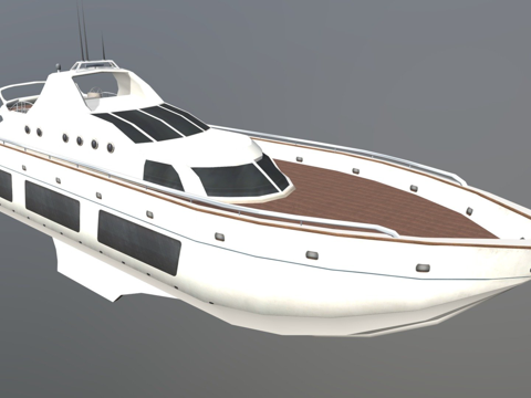 游艇su模型