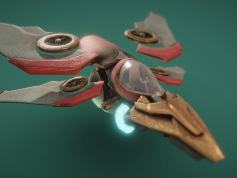 太空船进行中su模型