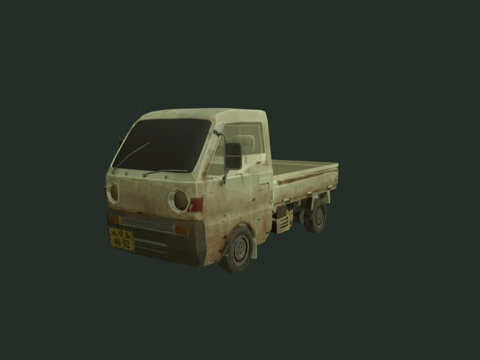 日本迷你卡车su模型