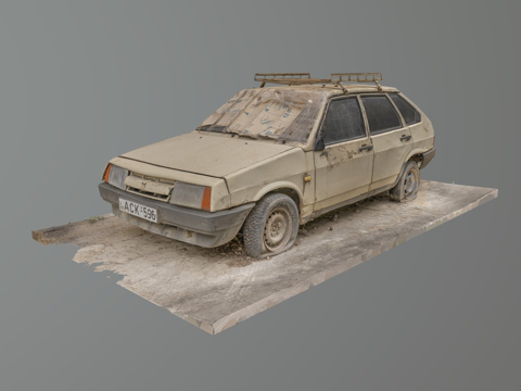 古老拉达2109原始版su模型