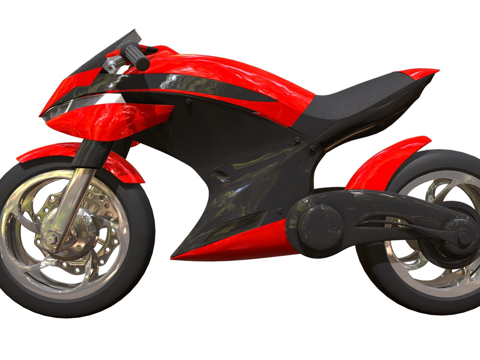 概念运动自行车su模型