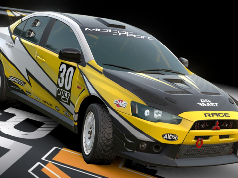 三菱蓝瑟翼豪陆神Xsu模型