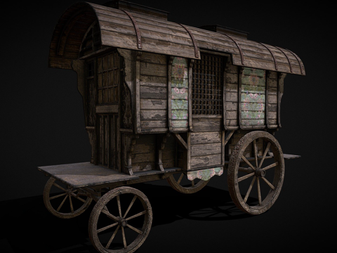 中世纪马车su模型