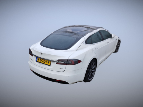 特斯拉MODEL S 90D全轮驱动煎饼低音甜甜圈1su模型