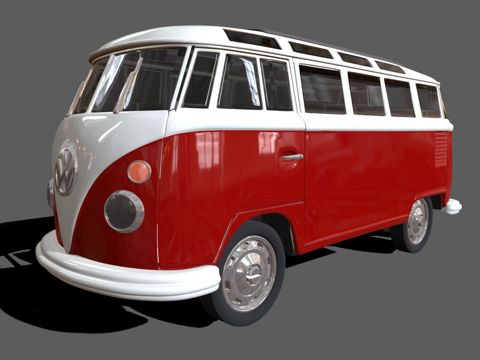 大众巴士su模型