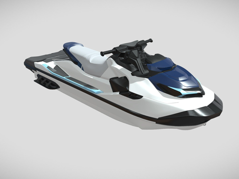 喷气式滑水车su模型