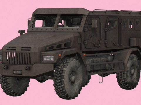 卡玛斯巡逻车su模型