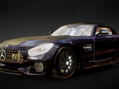 梅赛德斯奔驰GT轿跑AMGsu模型