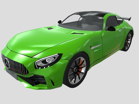 梅赛德斯-奔驰 AMG GTR 2017su模型