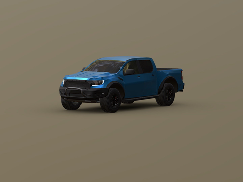 福特游骑兵猛禽su模型