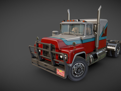 通用美国半挂卡车su模型