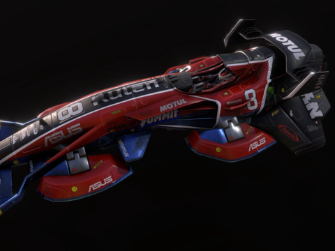 SSR太空船竞速su模型