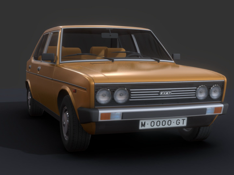 菲亚特131su模型