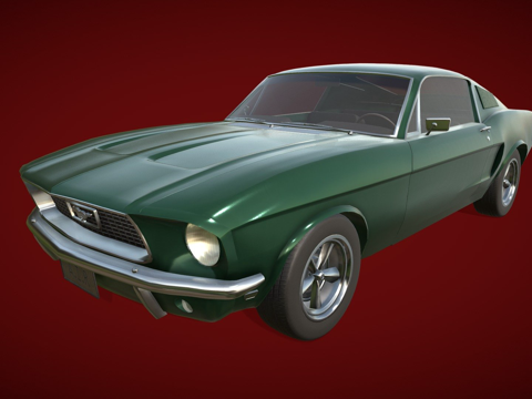 福特野马1968su模型