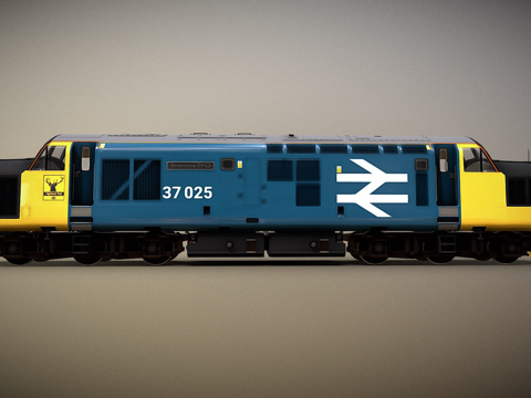 英国铁路 37 型su模型