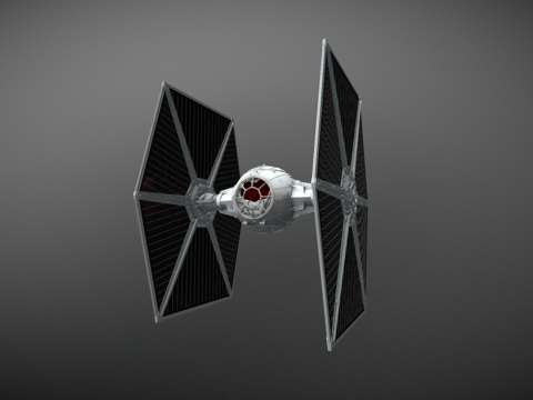 TIE战斗机 来自 星球大战su模型