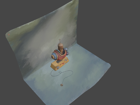 勇往直前su模型