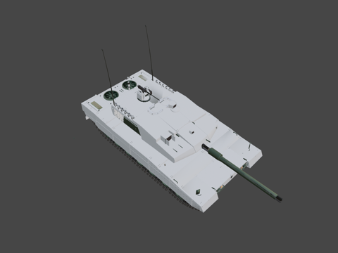 阿尔泰坦克土耳其陆军su模型