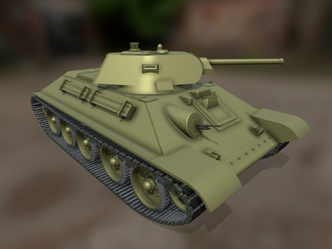 坦克T34TFLEX CAD ST版su模型