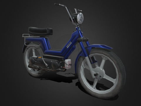 比亚乔SI踏板车su模型