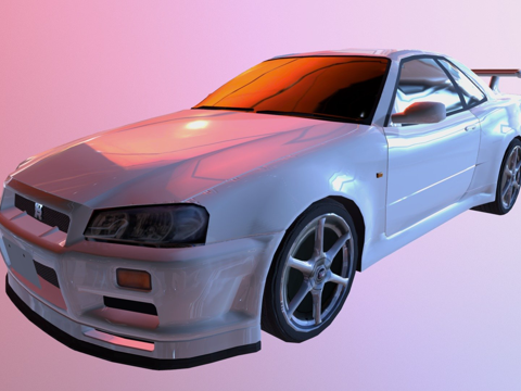 日产GTR R34su模型