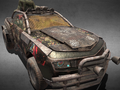 疯狂的麦克斯汽车Chvsu模型