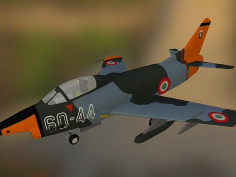 菲亚特G91su模型