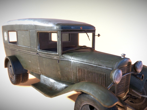 医疗卡车su模型