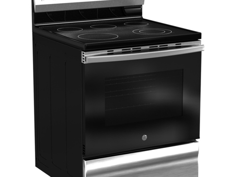  GE ENERGY STAR 独立式电灶 Crisp3d模型 