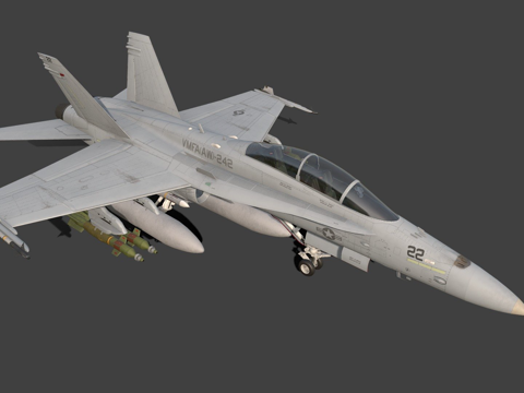 F18大黄蜂su模型