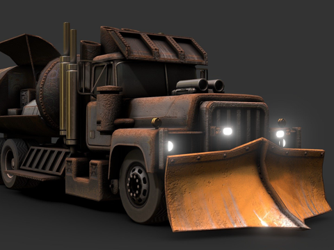 后末日 厨房卡车su模型