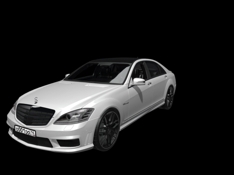 梅赛德斯-奔驰S65 AMG W221su模型