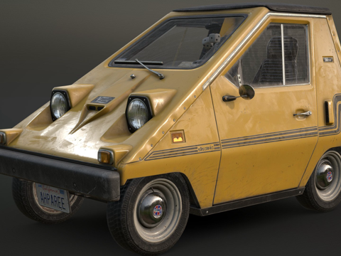 塞布林先锋城市车通勤车su模型