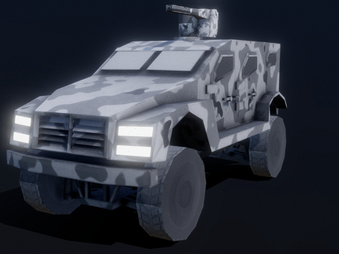 装甲运输车su模型