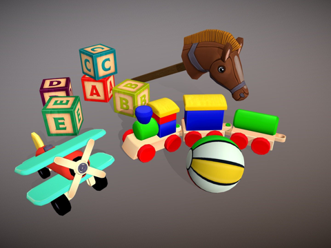 儿童玩具包su模型