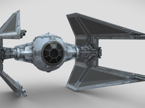 星球大战钛拦截机su模型