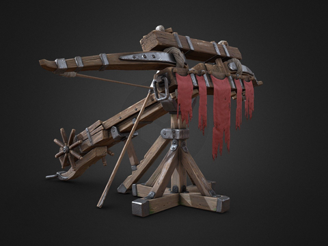 中世纪弩炮su模型