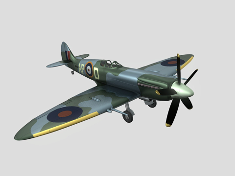 超级马林喷火Mk XIVsu模型